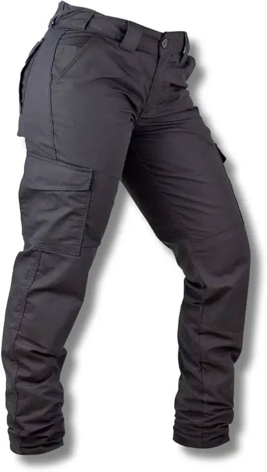Calça Cargo Tática Feminina, Conforto, Resistência e Funcionalidade, Mobilidade, Proteção UV e Design Anatômico para Mulheres, Ripstop