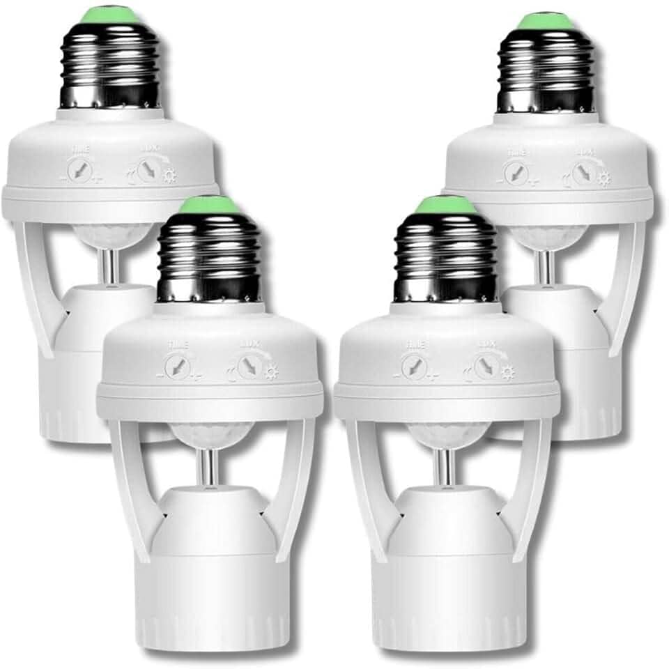 Soquete com Sensor de Presença E27 110V/220V – Detecção de Movimento 360° para Lâmpadas, Automático, Ideal para Iluminação Residencial e Comercial (4)