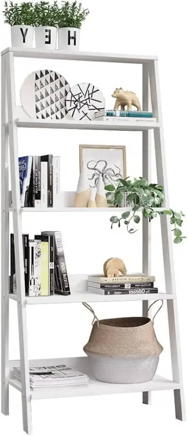 Estante Escada para Livros com 4 Prateleiras Madesa