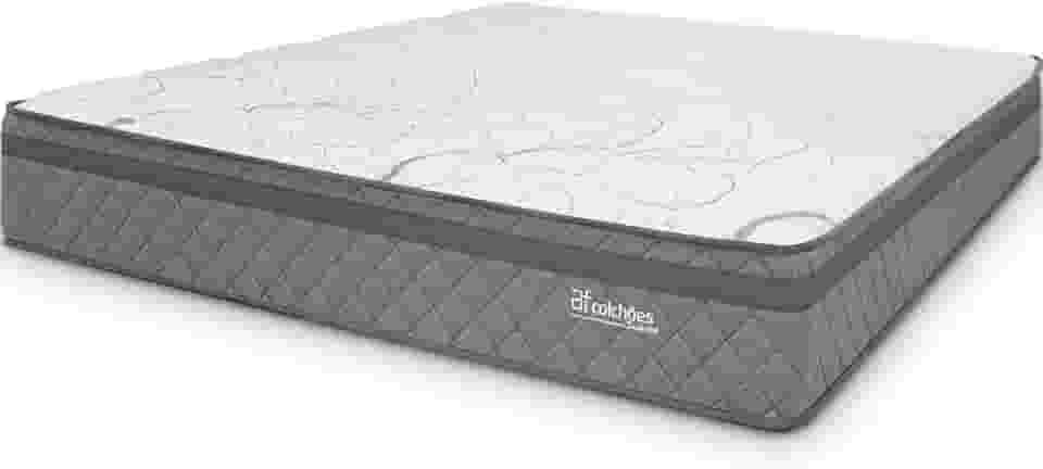 Colchão Viúva Espuma D45 Extra Firme Antialérgico Certificado 128x188x24cm - BF Colchões