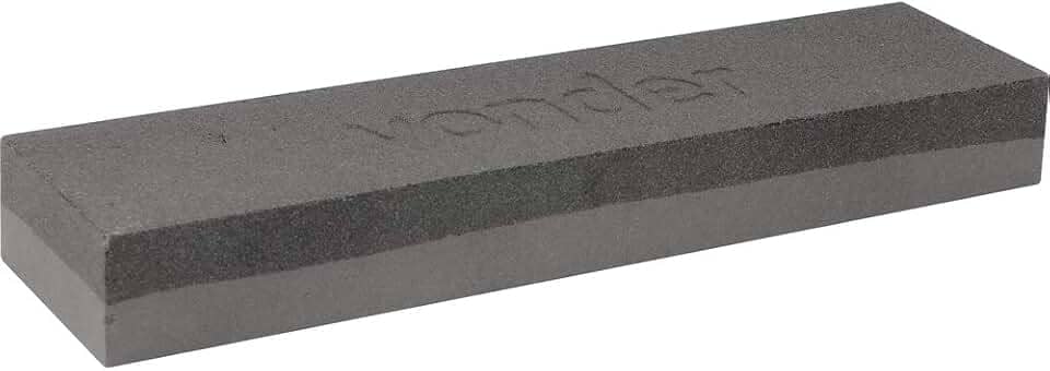 Vonder, Pedra Para Afiar, Dupla Face, 8", Retangular, Em Blister.