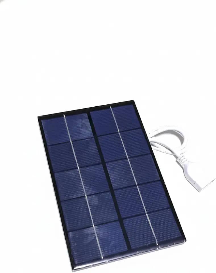 Carregador Solar Portátil 6V Sem Bateria – Painel Solar Ecológico Leve e Resistente para Viagens, Acampamentos e Equipamentos de Baixo Consumo