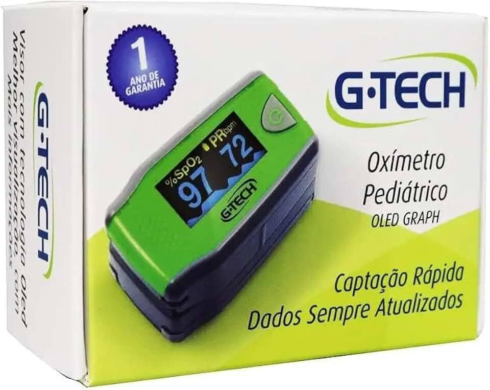 Oximetro Infantil Pediatrico Para Criança de 0 a 12 anos Medidor De Saturação De Oxigenio GTECH.