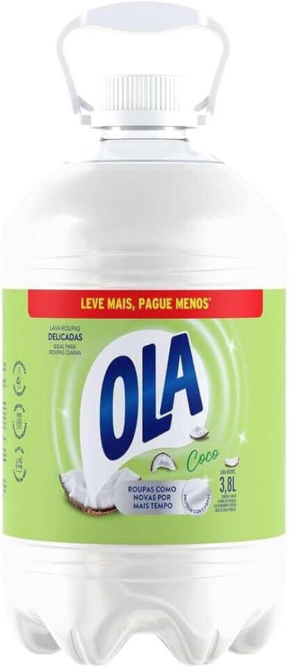 Sabão Liquido Para Roupas Delicadas Ola Coco 3.8L