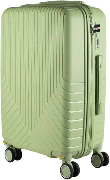 Mala de Viagem Media em Polipropileno 4 rodas 360 - AeroMalas Miami (Verde)