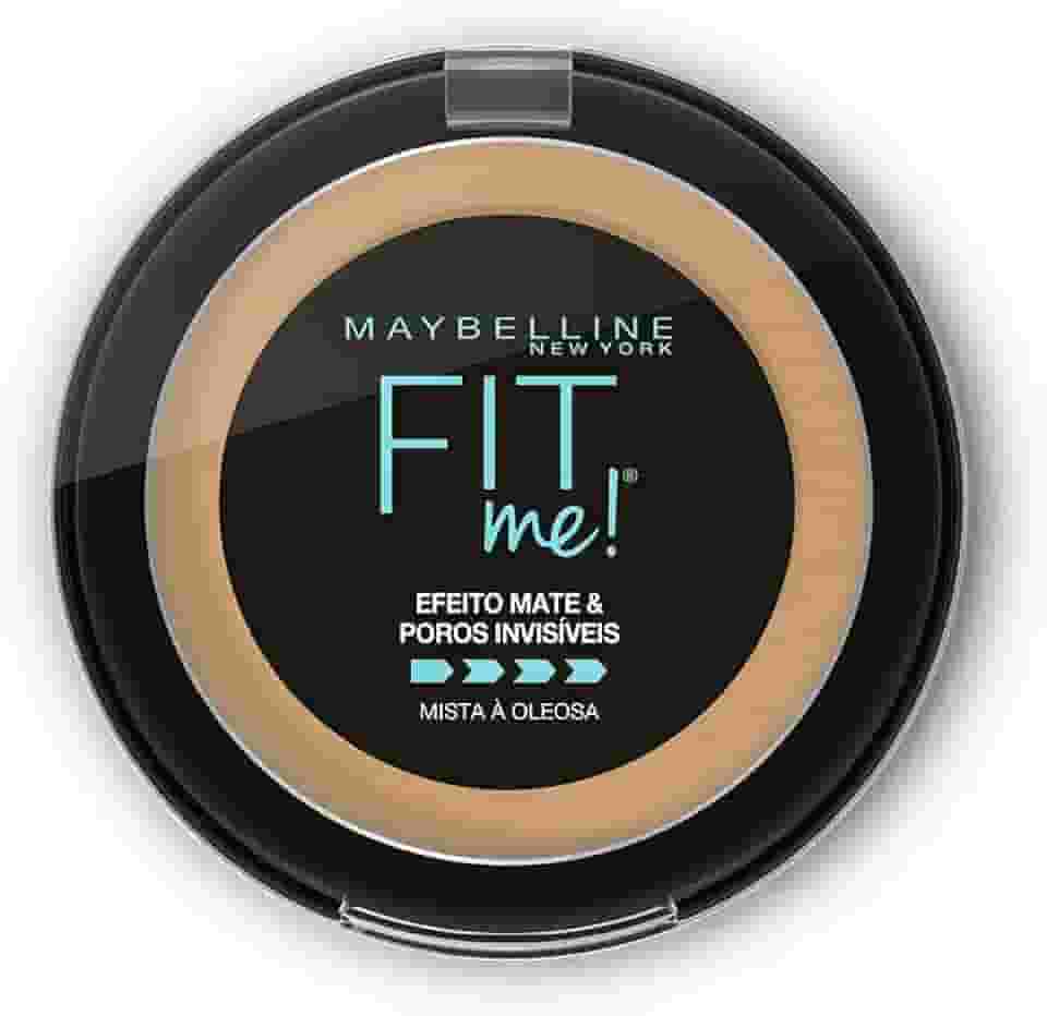 Maybelline NY Pó compacto Efeito Mate e Poros Invisíveis Fit Me Médio Neutro N05