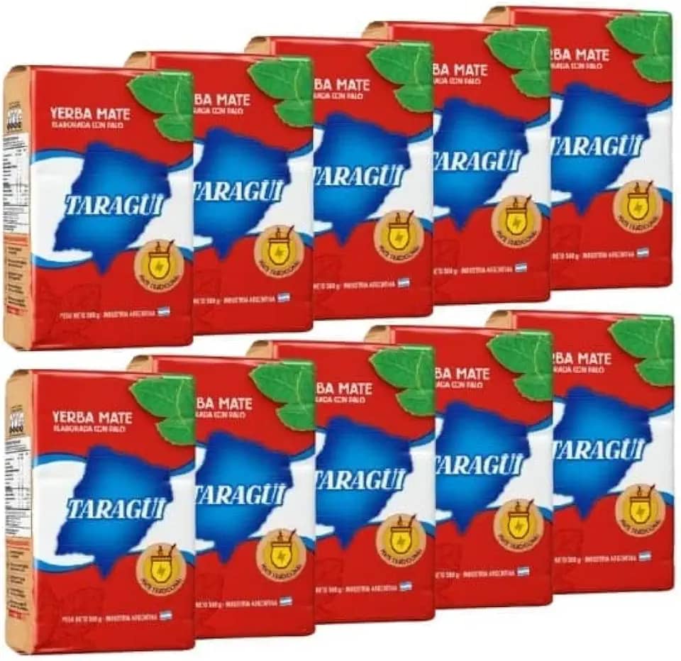 Kit 10 Ervas Mate Taragui Para Chimarrão Importada Argentina 500g