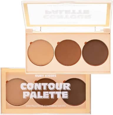 Kiss - Rk Mini Paleta Contorno 3 Cores Mcp02B Dark Med