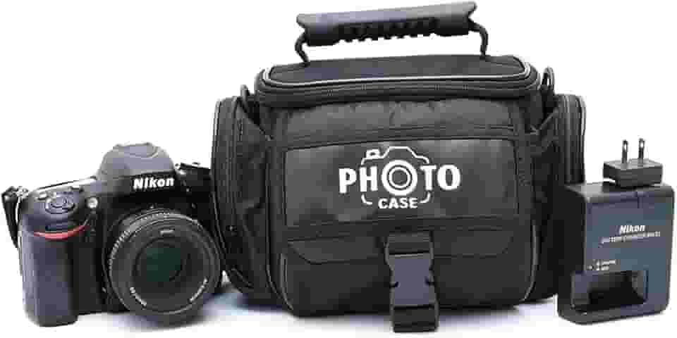 Bolsa Camera Fotografica Polo Culture Compatível com Canon Nikon Sony Fuji e Acessórios Envio Já