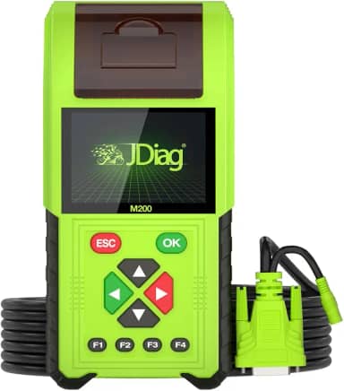 Scanner de diagnóstico de motocicleta TopDiag M200 2023 Moto Fault Code Reader Testador de bateria Ferramenta Motoscan (versão padrão)