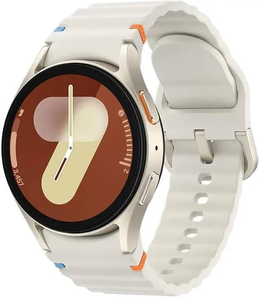 Samsung Galaxy Watch7 Smartwatch 40mm Bluetooth, Galaxy AI, Tela em Cristal de Safira, GPS de Dupla Frequência, Monitoramento avançado de saúde, sono e de coração, Processador de 3nm - Creme
