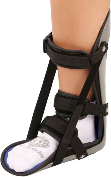 Bota Night Splint para Fascite Plantar, Ortho Pauher, Preto, Grande