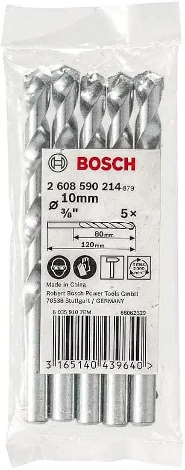 Bosch Broca Videa Concreto 10mm 5 Unidades