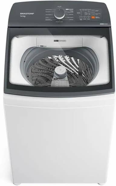 Máquina de Lavar Brastemp 14Kg Branca com Ciclo Tira Manchas Advanced e Smart Sensor - BWK14BB 110V