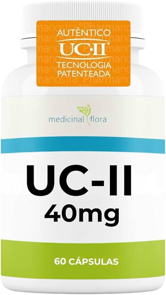 UC II 40mg Colágeno tipo 2 Com Selo de Autenticidade - 60 Cápsulas