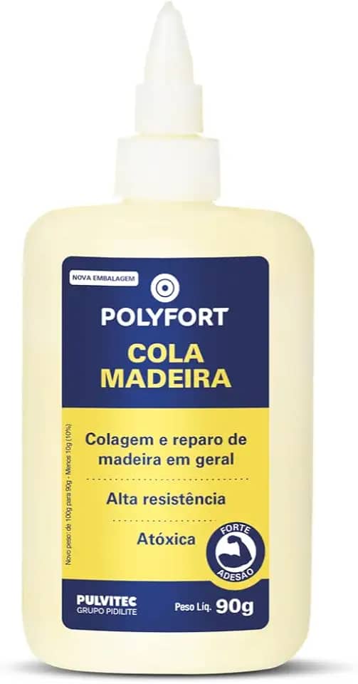 Cola Madeira 1x90G, Pulvitec 443840, Branco