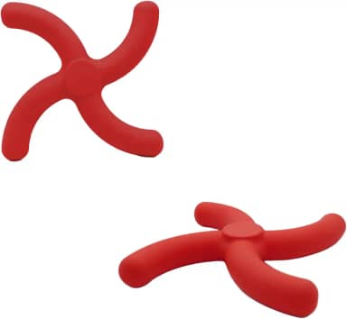 LeuwiMox Brinquedo multifuncional para cães com disco voador, frisbee forte e durável, água e terra podem ser usadas e fáceis de limpar, design aerodinâmico para voar mais longe e mais fácil (vermelho