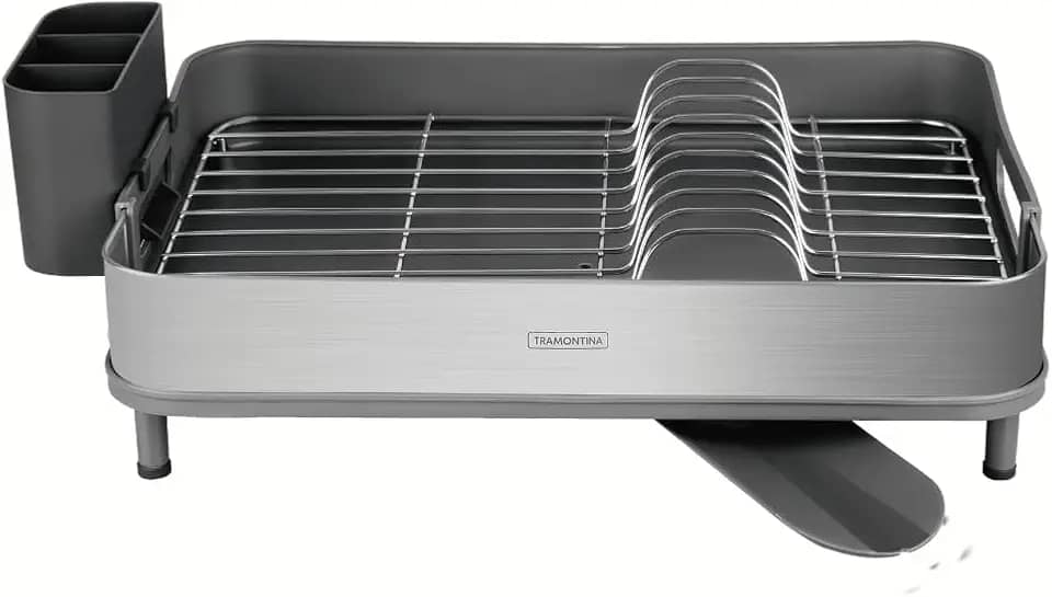 Escorredor de Louça Tramontina em Aço e Polipropileno