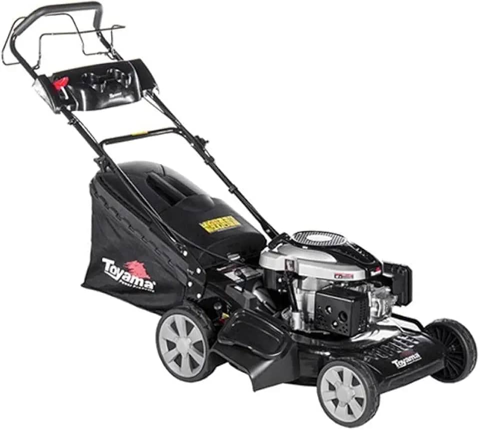 CORTADOR DE GRAMA TOYAMA TLM530TRMS-65XP, GASOLINA, 4T, 6.5HP, TRACIONADO, 53CM DE CORTE, 4 EM 1