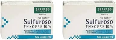 Kit com 2 Unidades Sabonete Sulfuroso com 10% Enxofre 90g