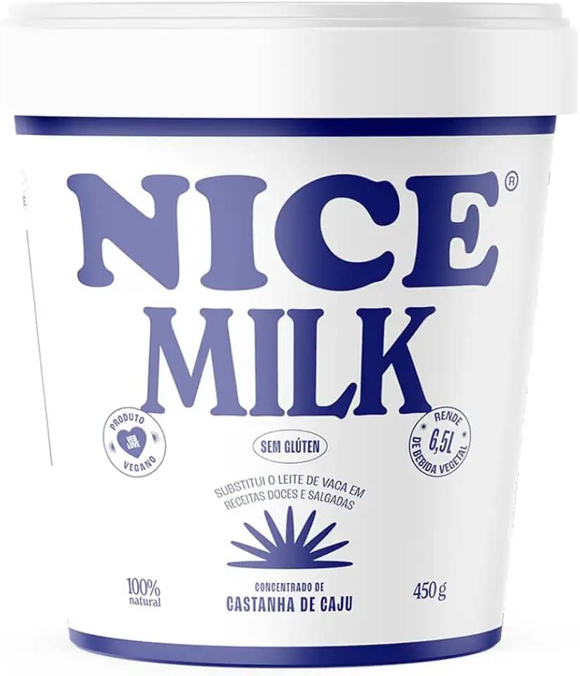 NICE Milk Castanha de Caju - Leite Vegetal Concentrado 450g