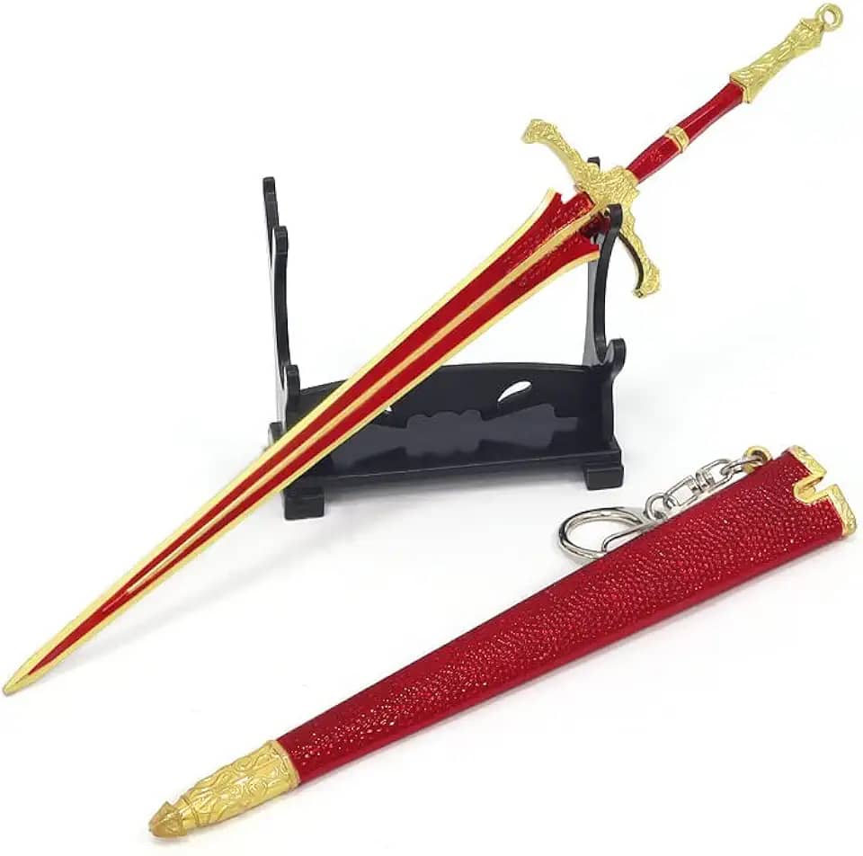 Elden Ring Knight's Greatsword Replica Action Figures Toys Collection Gift Party Supplies Desk Decoration Backpack Pendant Gift