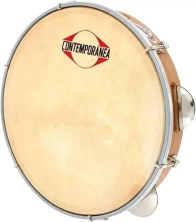 Pandeiro Contemporanea 10 Light 20Lt Pele Couro