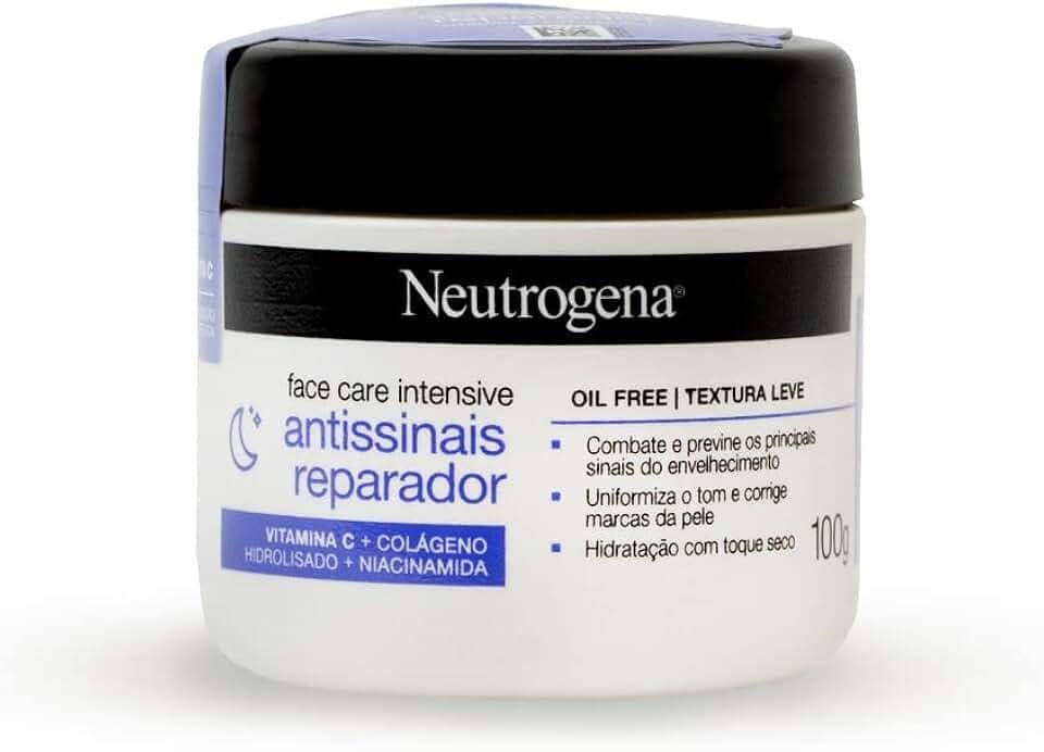 Neutrogena Hidratante Facial Antissinais Reparado Face Care Intensive, 100g