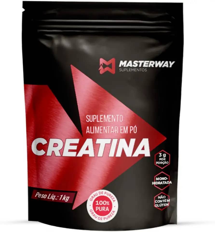 Masterway Suplementos - Creatina 100% Pura Pote 1kg