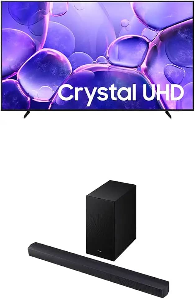 Samsung Combo Smart TV 85" Crystal UHD 4K U8100F + Soundbar HW-Q600F