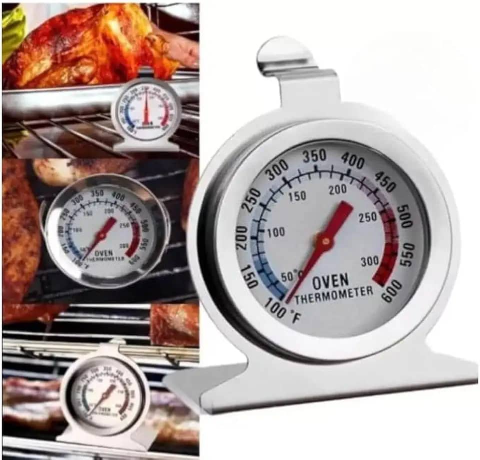 Termômetro Analógico Excelente Para Forno 300° Lenha Gás