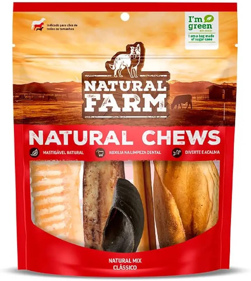 Osso Mix Clássico para Cães Natural Farm