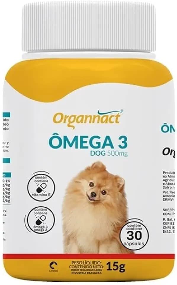 Organnact Suplemento Vitamínico Omega 3 Dog 500 15G
