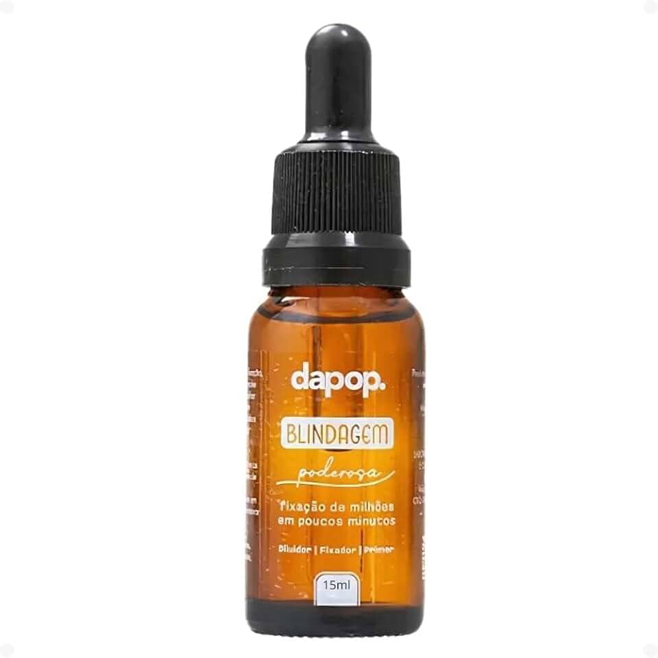 Fixador de Maquiagem Blindagem Poderosa Dapop 15ml - Longa Duração, Anti-Transferência, Maquiagem Profissional