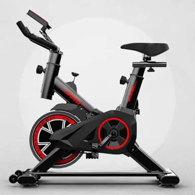 Bicicleta Ergométrica Silenciosa com Porta Tablet ou Celular (Vermelho)