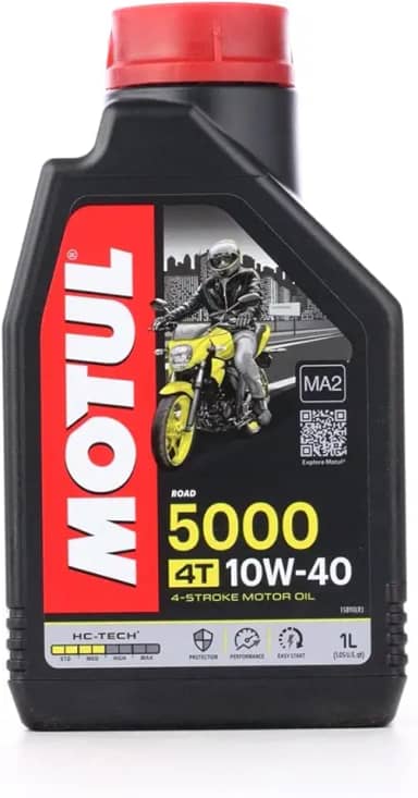 Oleo De Moto 10w40 Motul 5000 Hc-Tech Semissintético 4T 1Lt