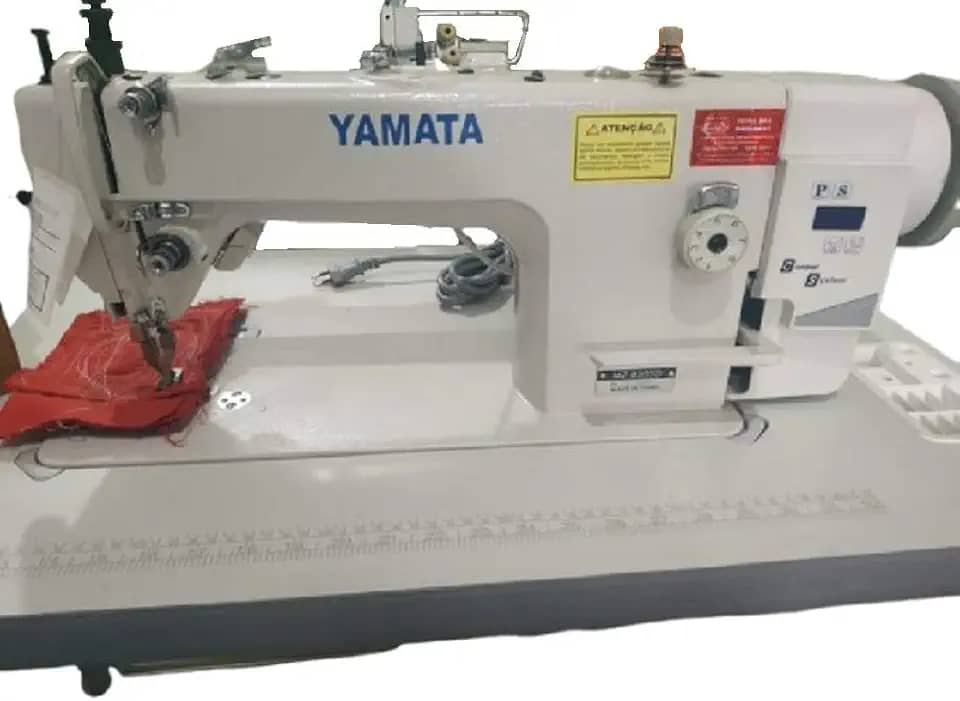 Yamata Máquina de Costura Industrial Reta Transporte Duplo Direct Drive GC-5318-DD
