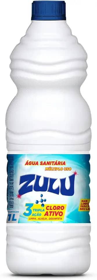 Água Sanitária Zulu 1L