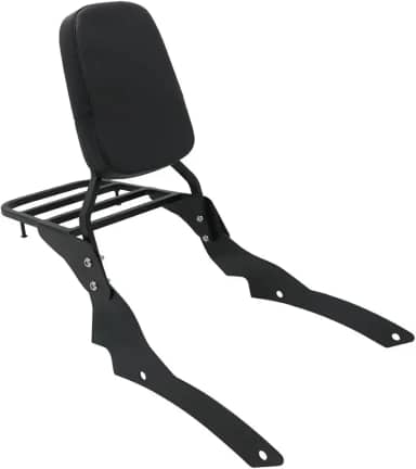 FENGREN Encosto de passageiro de motocicleta com bagageiro Sissy Bar para Yamaha V Star 400 650 XVS400 XVS650 Custom Dragstar 400 650 DS650 DS400 Custom1996-2017