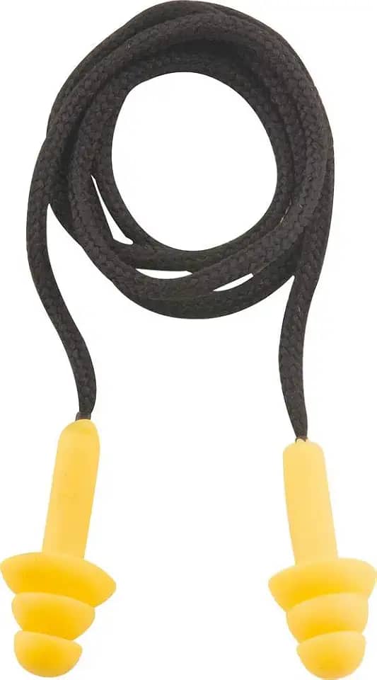 Vonder, Protetor Auditivo Tipo Plug, De Copolímero, Com Cordão Em Algodão.