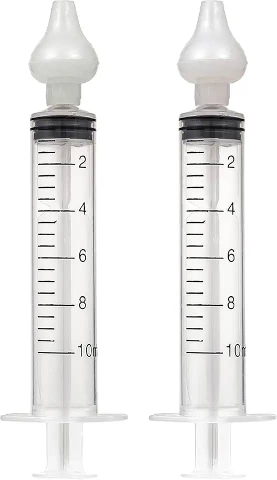 Seringa Para Lavagem Nasal Higienizador Lavador Nasal 10ml (2 unidades)