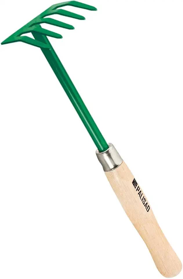 PALISAD Ancinho/Rastelo 5 Dentes 340 Mm Com Revestimento Protetor Palisad