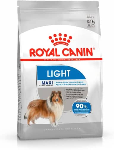 Ração Maxi Light para Cães Adultos e Senior de Porte Grande 10,1kg Royal Canin