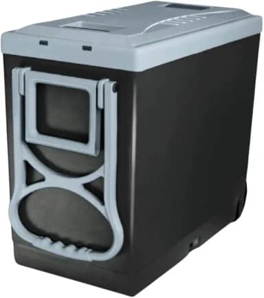 Cooler Caixa Térmica 32 Litros com Mesa Lateral, Rodas e Alças – Praticidade e Estilo em Azul ou Preto