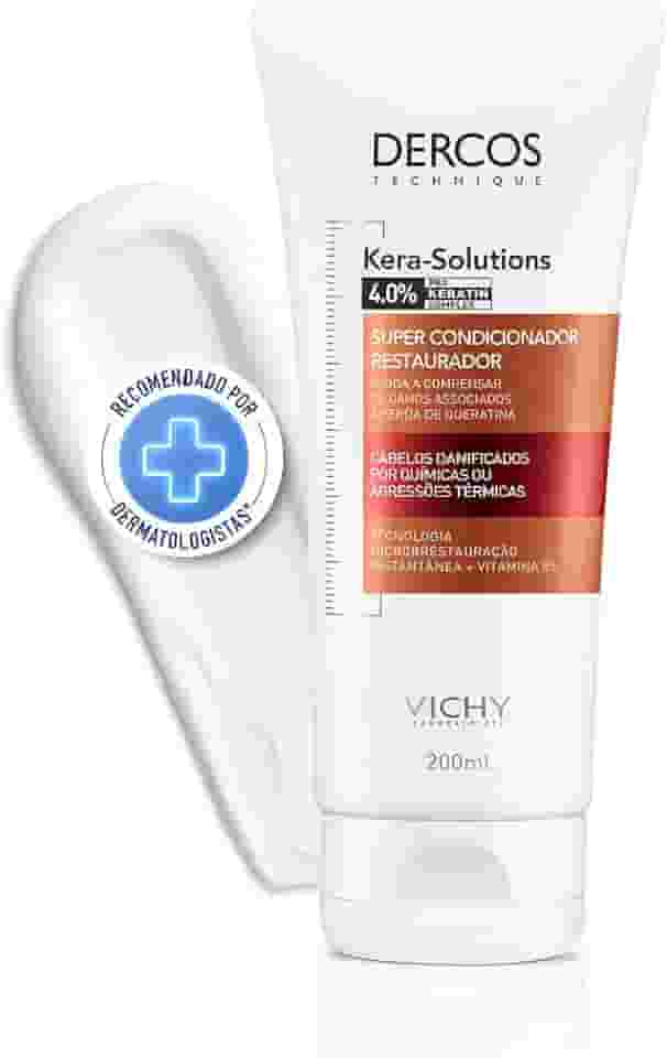 Vichy Dercos Condicionador Restaurador Com Pro Keratin Complex Kera-Solutions 200ml