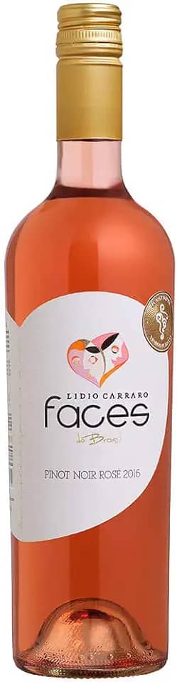Vinho Rosé Seco Pinot Noir Faces do Brasil Lidio Carraro 750ml