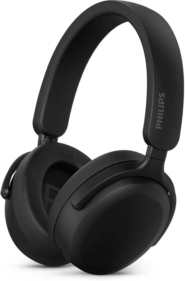 PHILIPS, Headphone Bluetooth, TAH2300BK/00, Com Microfone, Até 55 horas de bateria, Design Over-ear, Dobrável, Preto