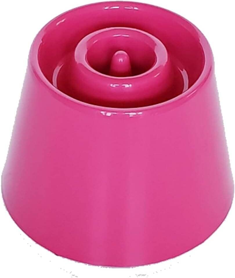 Comedouro Funcional Lento e Alto Dog Eat Pink Tamanho P para Cães