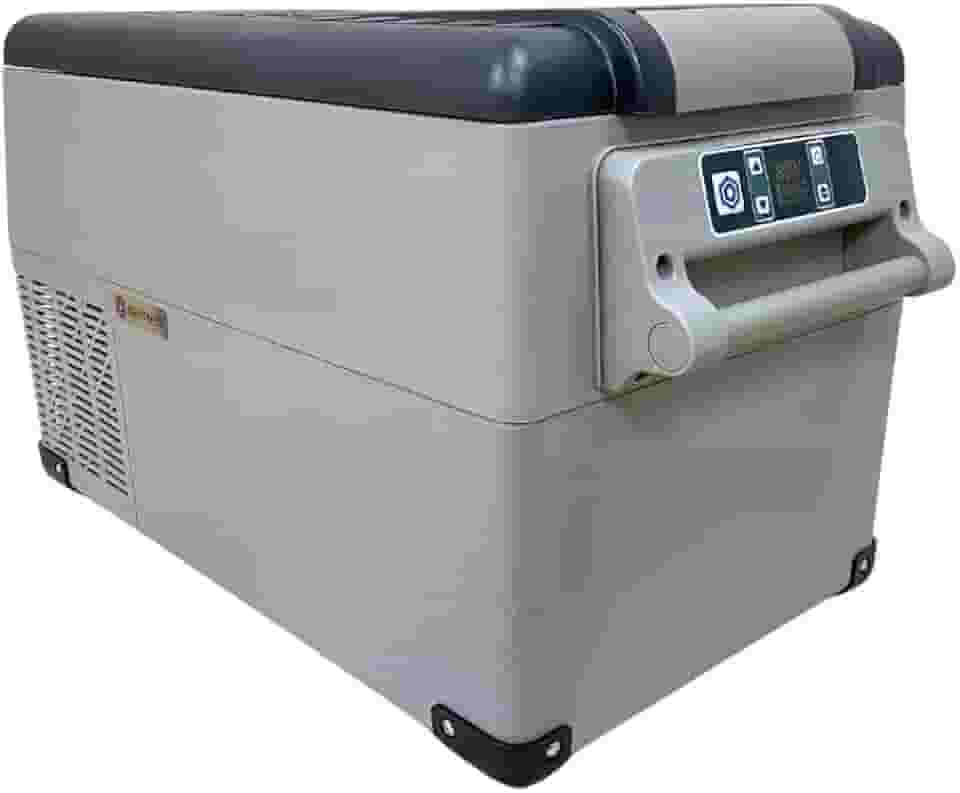 Geladeira 35 Litros 12V/24V 110v/220v Caminhão Ônibus Van Carro Trailer Motor Home