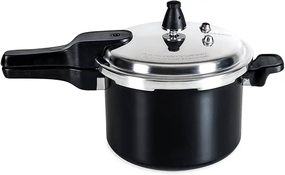 Brinox - Panela de Pressão Ceramic Life Super com Fundo de Indução 4,2L - Preto
